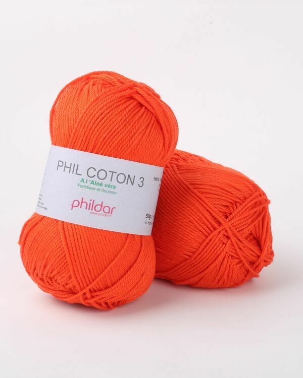 PHIL COTON 3/VERMILLON