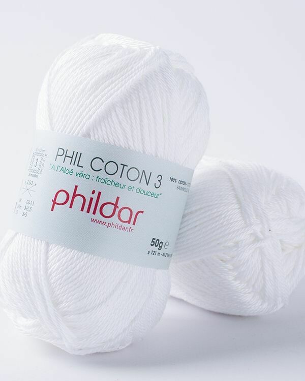 PHIL COTON 3/BLANC