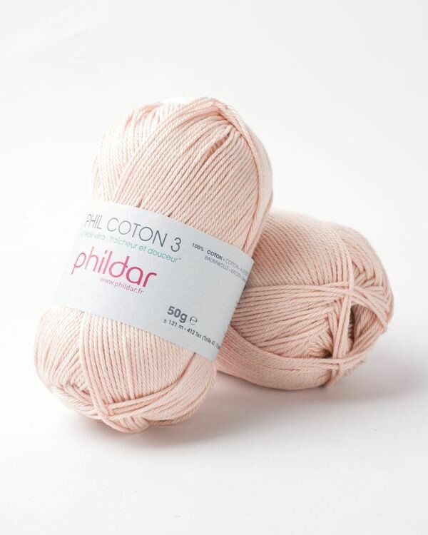 PHIL COTON 3/LAIT DE ROSE