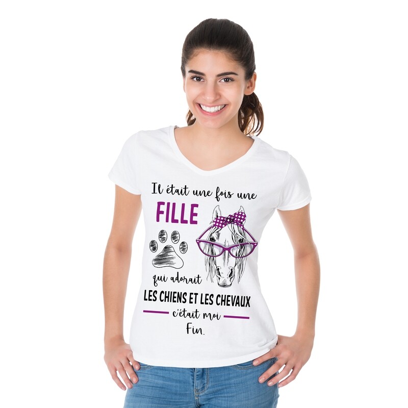T-shirt femme - Il était une fois une fille