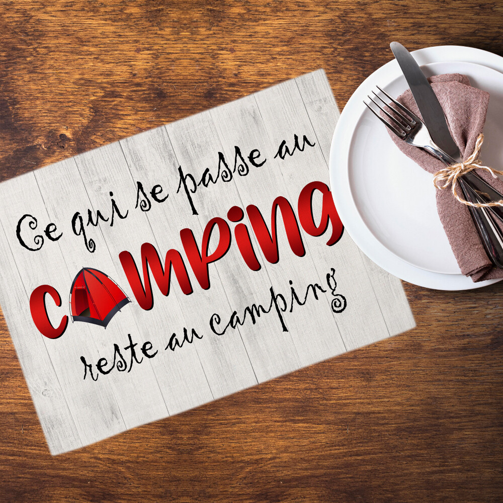 Collection camping - Ce qui se passe au camping...