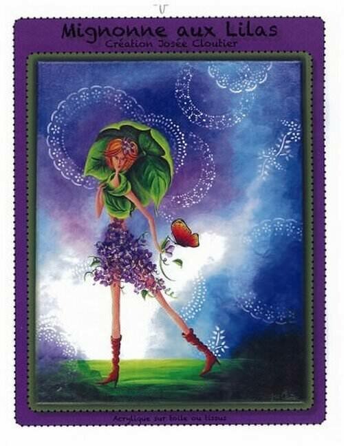 Mignonne aux lilas/J.CLOUTIER