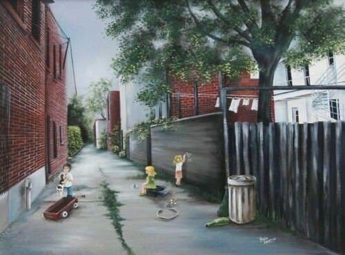 La ruelle et mes jeux d&#39;enfance/N.L