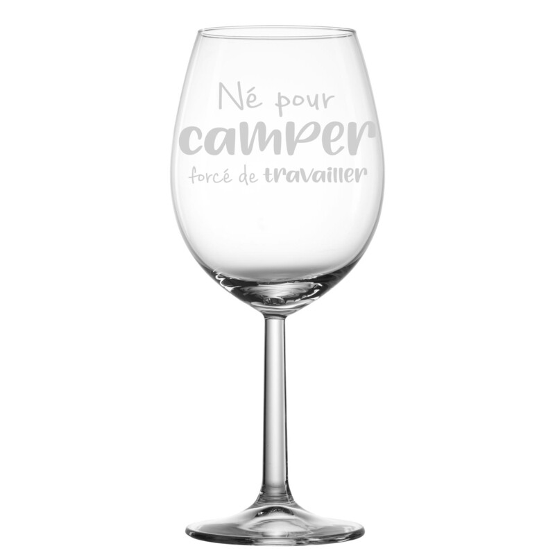 Né pour camper, forcé de travailler