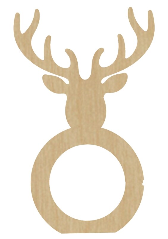 Anneau serviette cerf