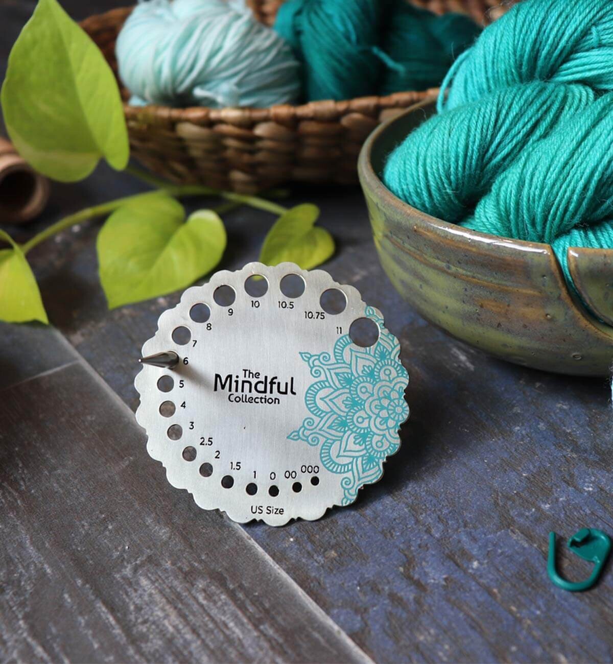 JAUGE À AIGUILLES ARGENT MASSIF Mindfulll 800652