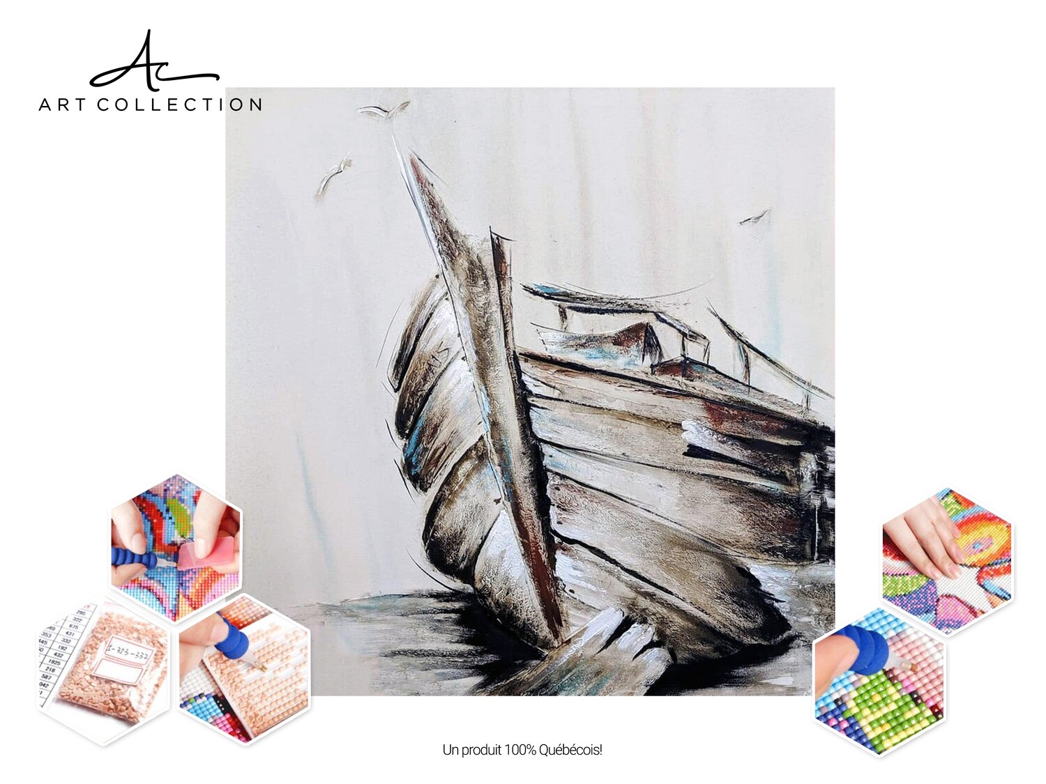 DIAMOND PAINTING/  LA BARQUE AC-DPQ006