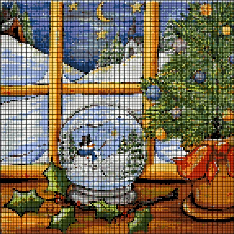 DIAMOND PAINTING/ BIEN AU CHAUD / AC-DPQ001