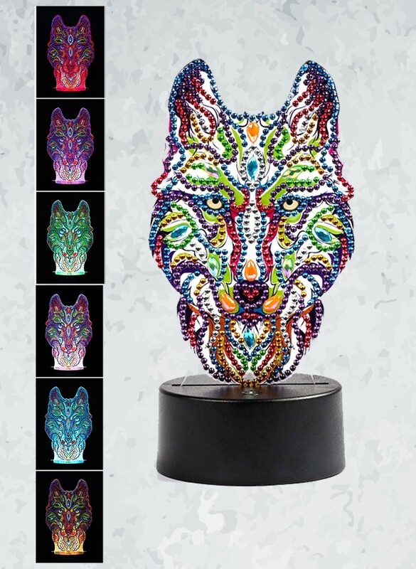 Lampe LED Diamond Painting Loup
