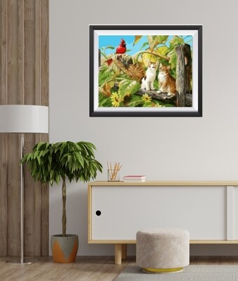 LE CARDINAL ET LES CHATS / AC-PN12 LE CARDINAL ET LES CHATS / AC-PN12