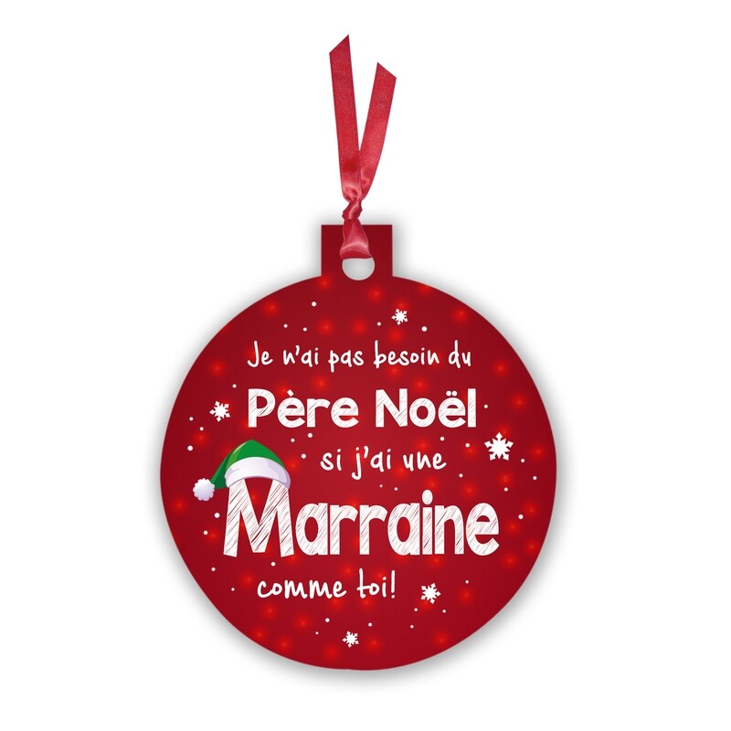 JE N&#39;AI PAS BESOIN DU PÈRE NOËL SI J&#39;AI UNE MARRAINE OU PARRAIN