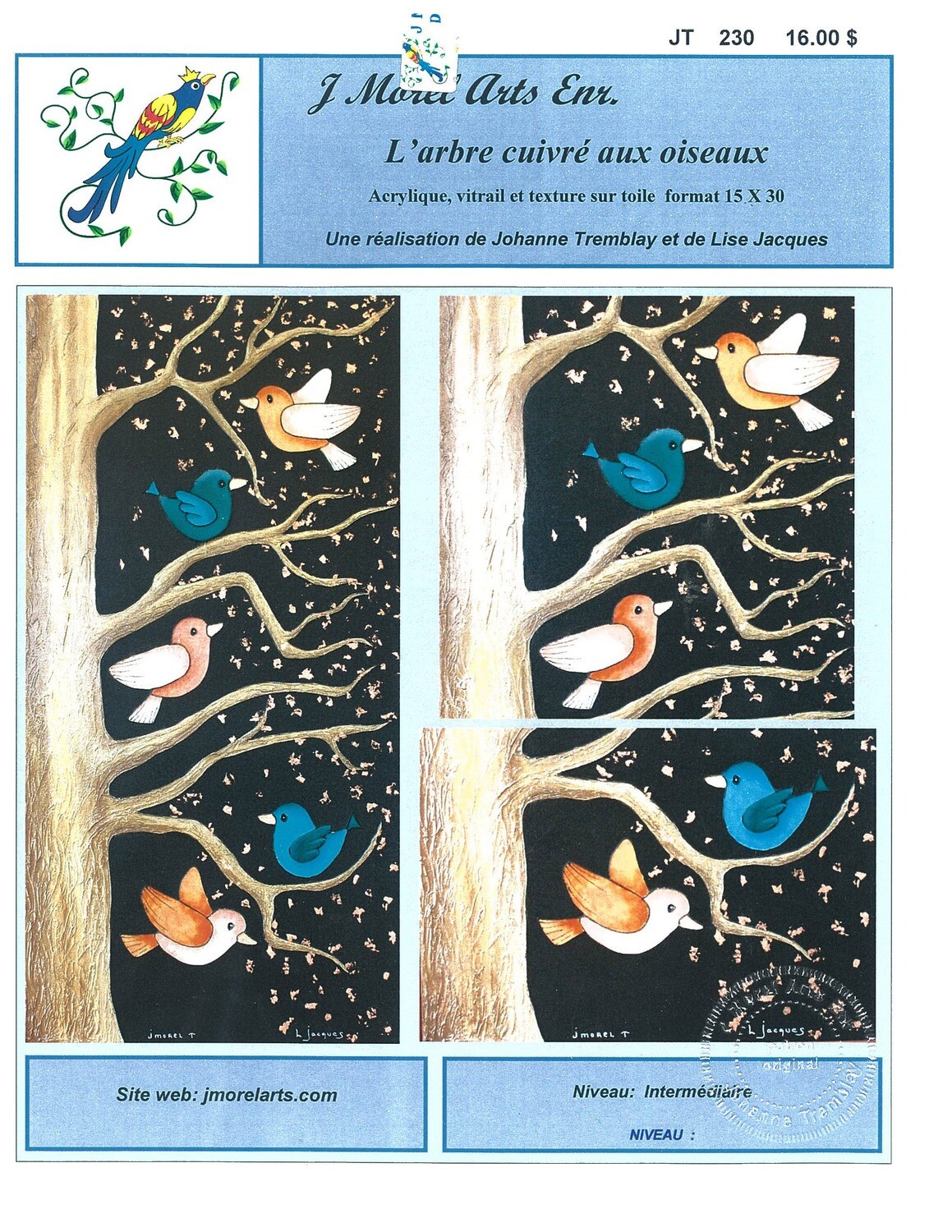 L&#39;arbrte cuivré aux oiseaux/J.Tremblay