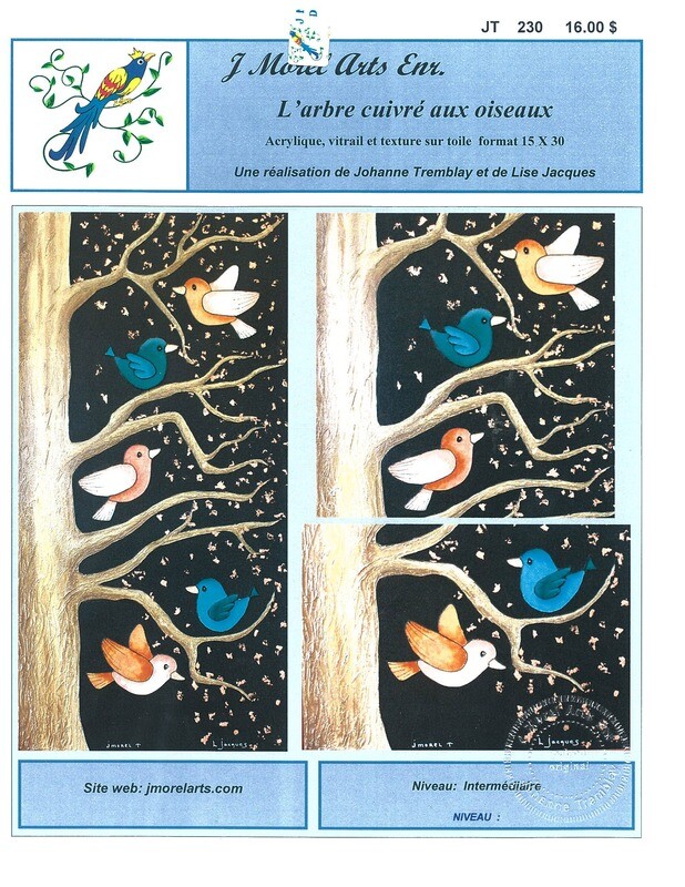 L&#39;arbrte cuivré aux oiseaux/J.Tremblay