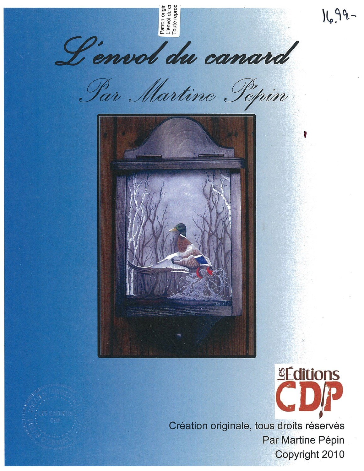 L&#39;ENVOL DU CANARDE/ Martine Pépin