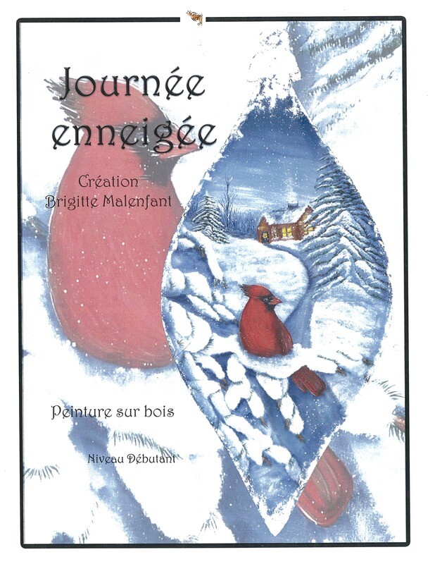 Journée enneigée/ Brigitte Malenfant