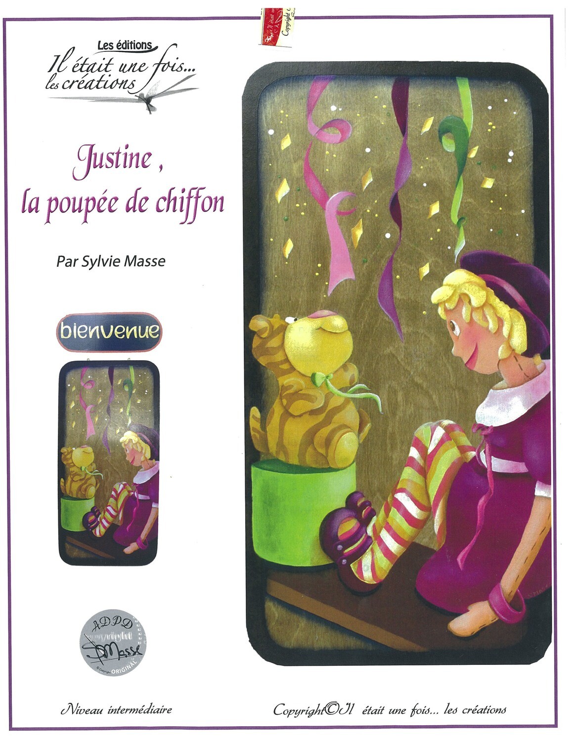 Justine la poupée de chiffon/Sylvie Masse