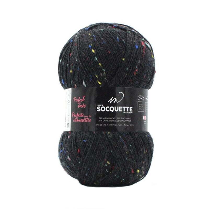 LAINE M SOCQUETTE NOIR TWEED