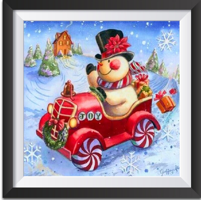 Diamond painting/En voiture AC-DP003