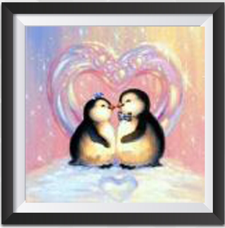 Diamond painting/duo pingouin AC-DP013