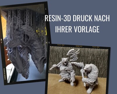 Resin - 3D printing according to your template