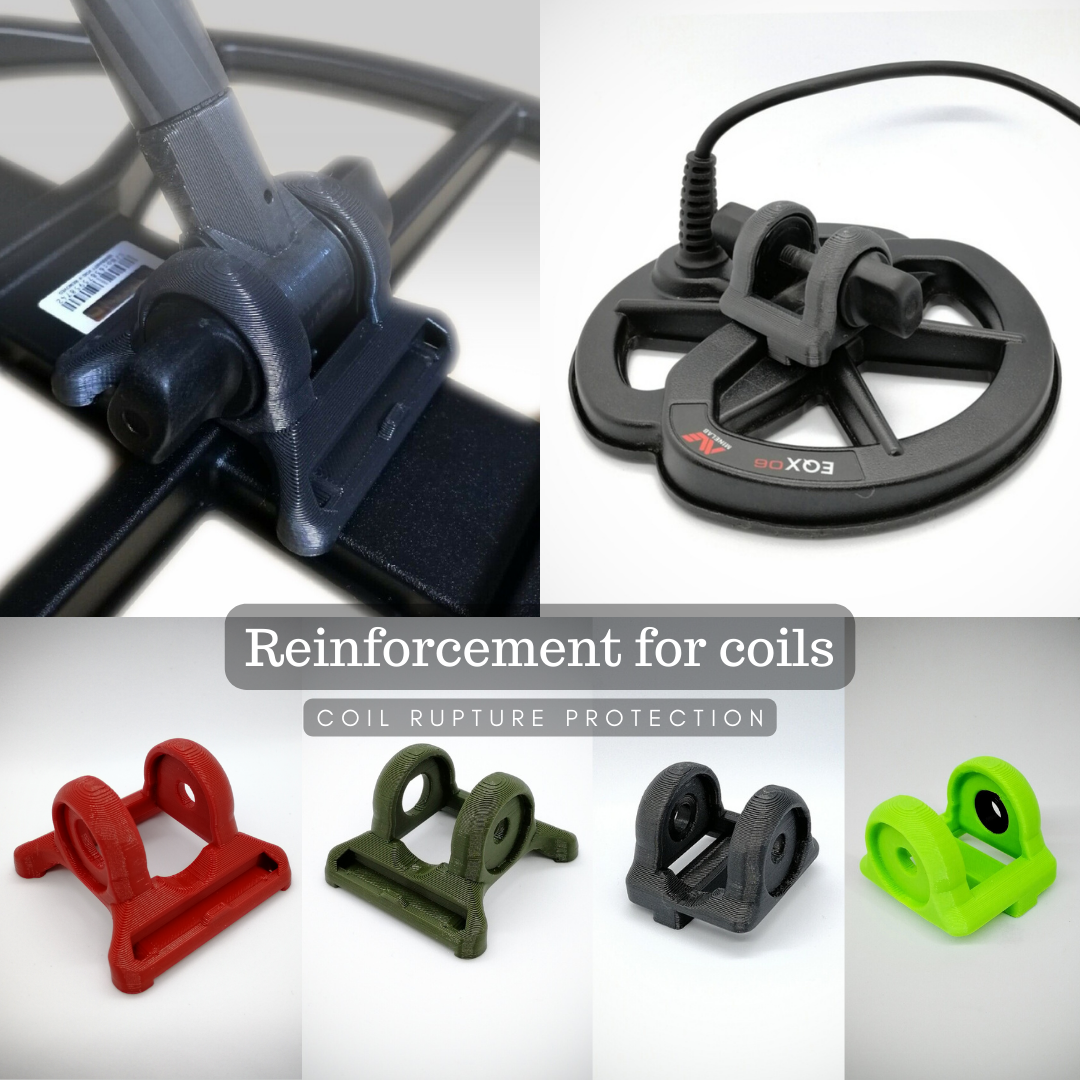 Reinforcement for coils (coil rupture protection)