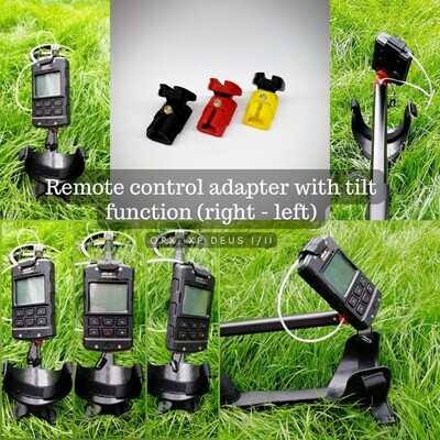 Remote control adapter with tilt function (right-left)