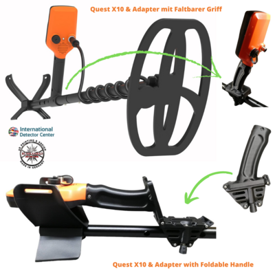 Quest X10 Pro & Adapter with folding handle