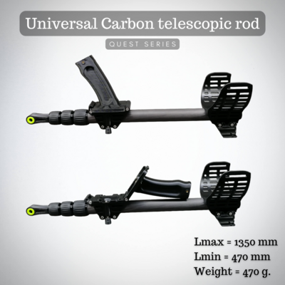 Universal Carbon telescopic rod for Quest Series