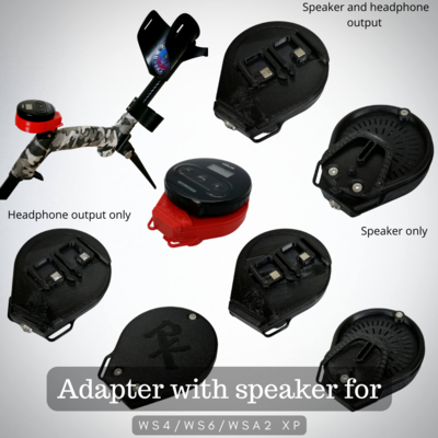 Adapter with speaker and headphone output for WS4/WS6/WSA2 XP