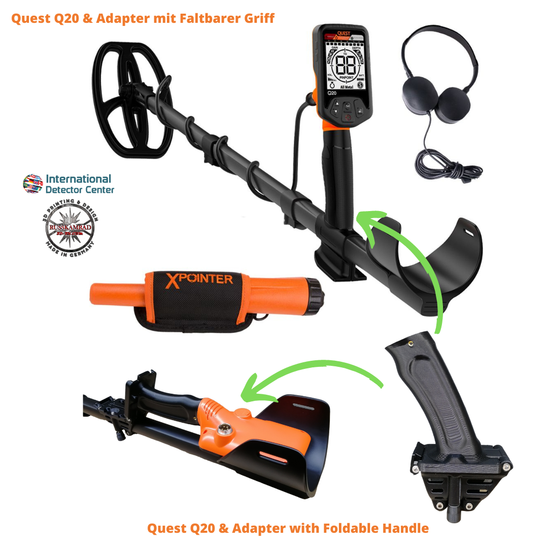 Quest Q20 & Adapter with folding handle
