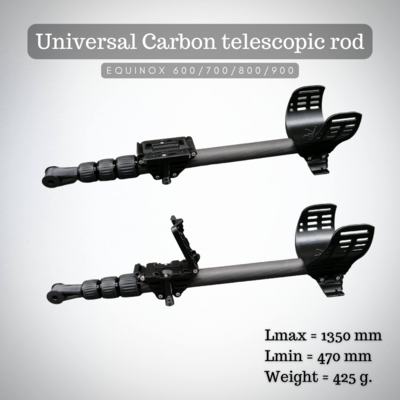 Universal Carbon telescopic rod for Equinox 600/700/800/900