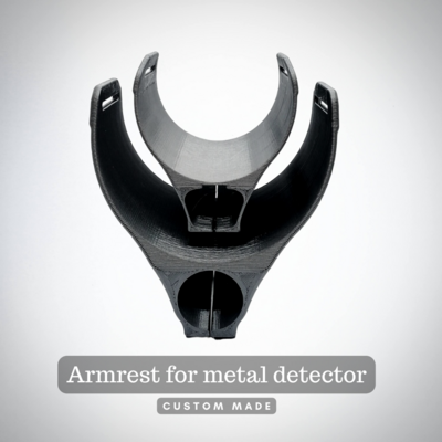 Armrest for metal detector (custom made)