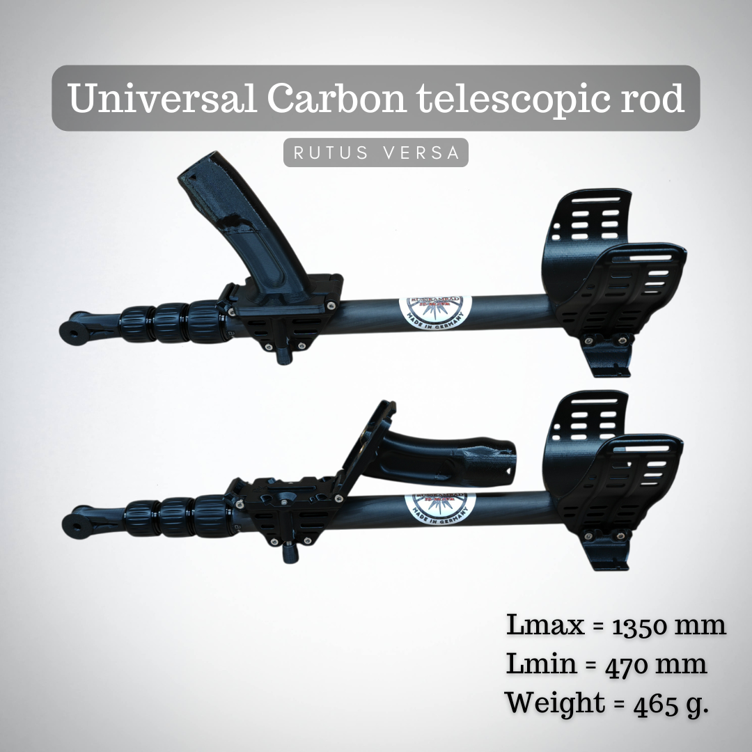 Universal Carbon telescopic rod for Rutus Versa