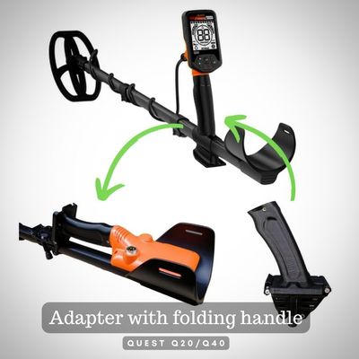 Adapter with folding handle for Quest Q20/Q40 Adapter with folding handle for Quest Q20/Q40