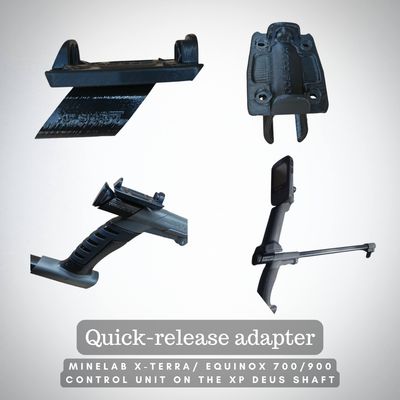 Quick-Release Adapter Minelab X-Terra/Equinox 700/Equinox 900 on XP DEUS Shaft