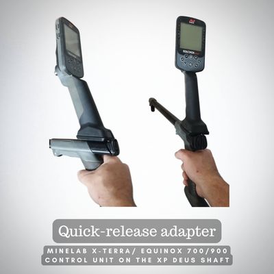Quick-Release Adapter Minelab X-Terra/Equinox 700/Equinox 900 an XP DEUS Shaft