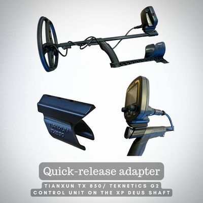 Quick-Release Adapter Tianxun TX 850/ Teknetics G2 an XP DEUS Shaft