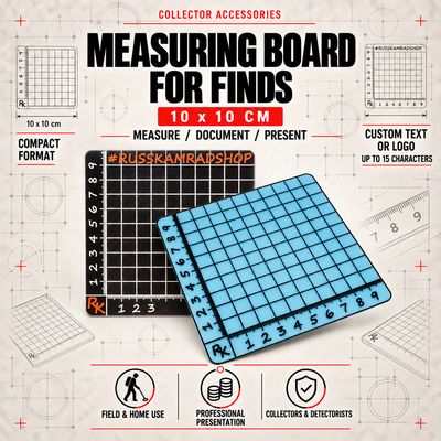 Measuring board for the find 10x10 cm