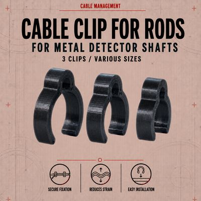 Cable clip for rods (various)