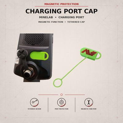 Charging Port Protective Cap with magnetic function for Minelab