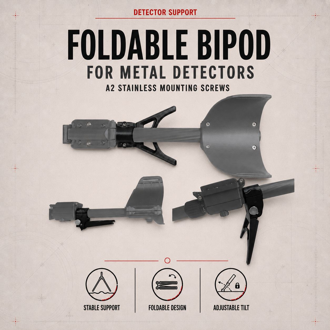 Foldable bipod (various)