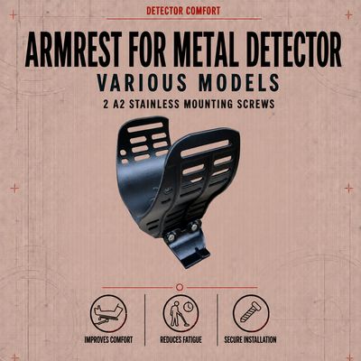 Armrest for metal detector (various)