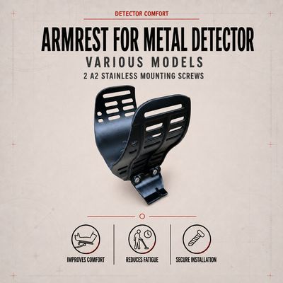 Armrest for metal detector (various)