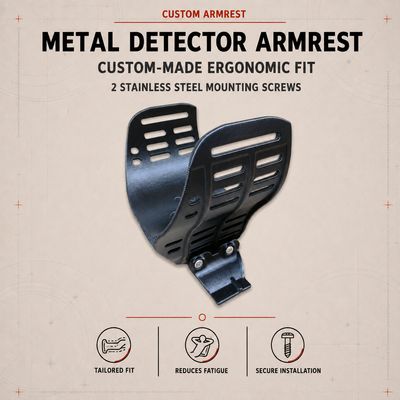 Armrest for metal detector (custom made)