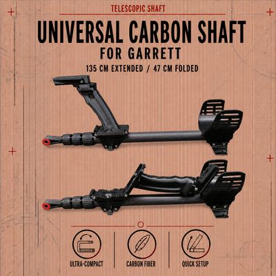 Universal Carbon telescopic rod for Garrett