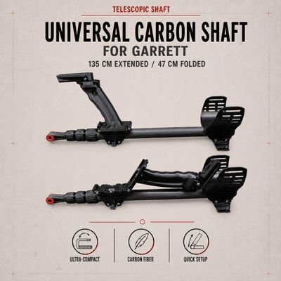 Universal Carbon telescopic rod for Garrett