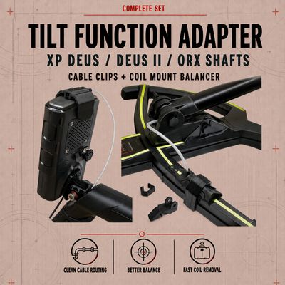 Complete set with tilt function adapter XP Deus II