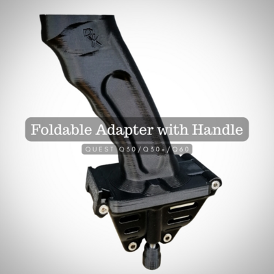 Adapter with folding handle for Quest Q30/Q30+/Q35/Q60