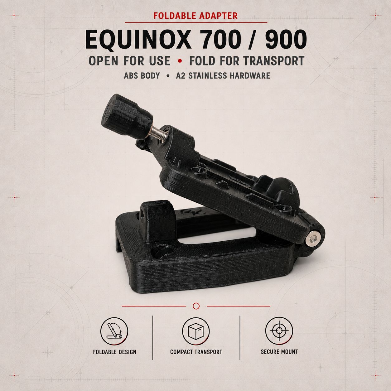 Foldable Adapter for  Equinox 700/900