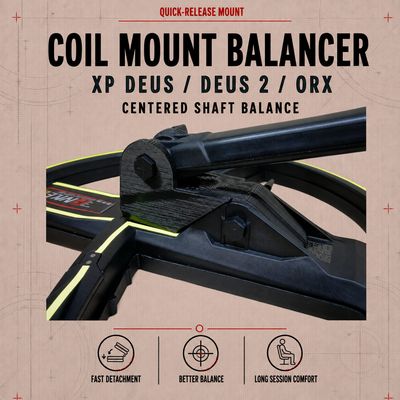 Quick-release coil mount (balancer) - XP Deus/Deus 2/ORX